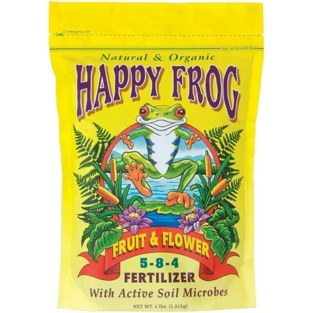 Fox Farm Happy Frog Fruit & Flower Fertilizer 4 Lbs