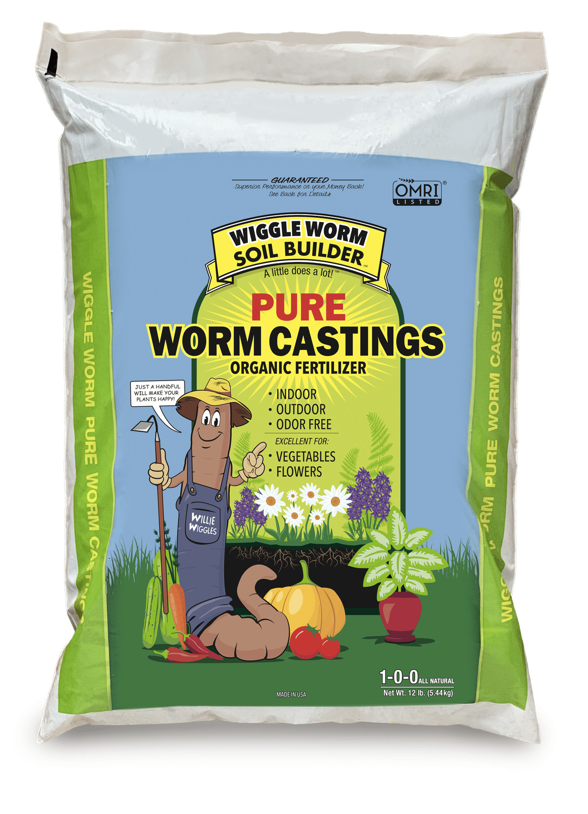 Pure Organic Worm Castings – All-Natural Fertilizer for Indoor & Outdoor Plants,