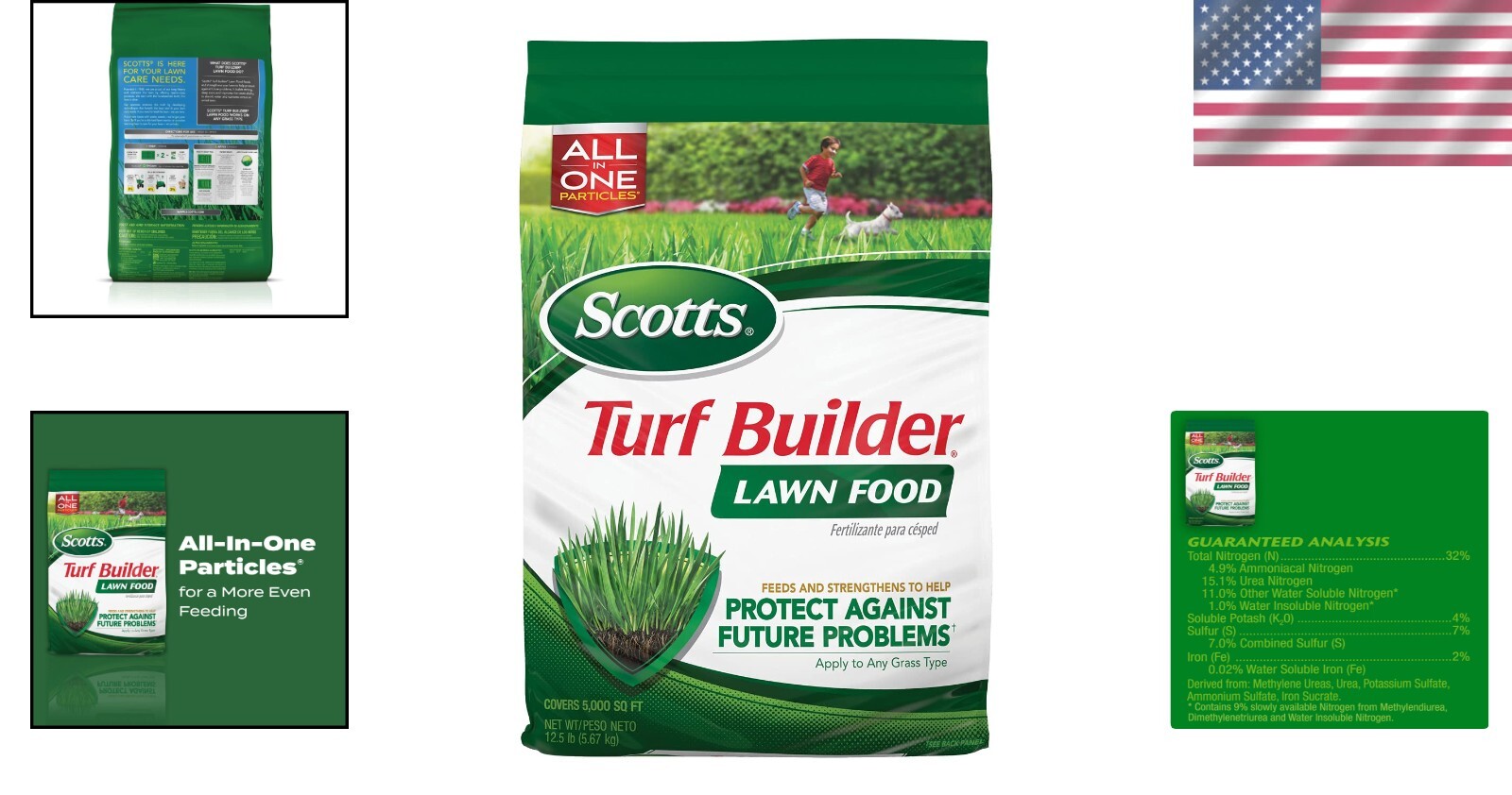 Transform Your Lawn with Turf Builder Lawn Food, Covers 5,000 sq. ft. – 12.5 lbs