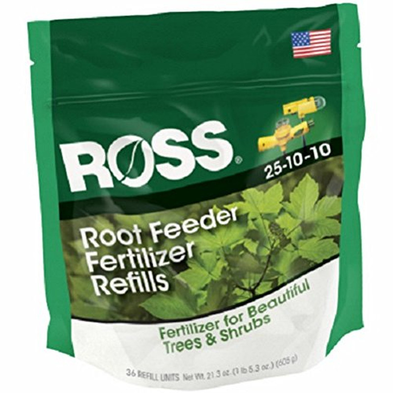 Ross 14666 36 Pack Tree & Shrub Fertilizer Root Feeder Refills – Quantity 5