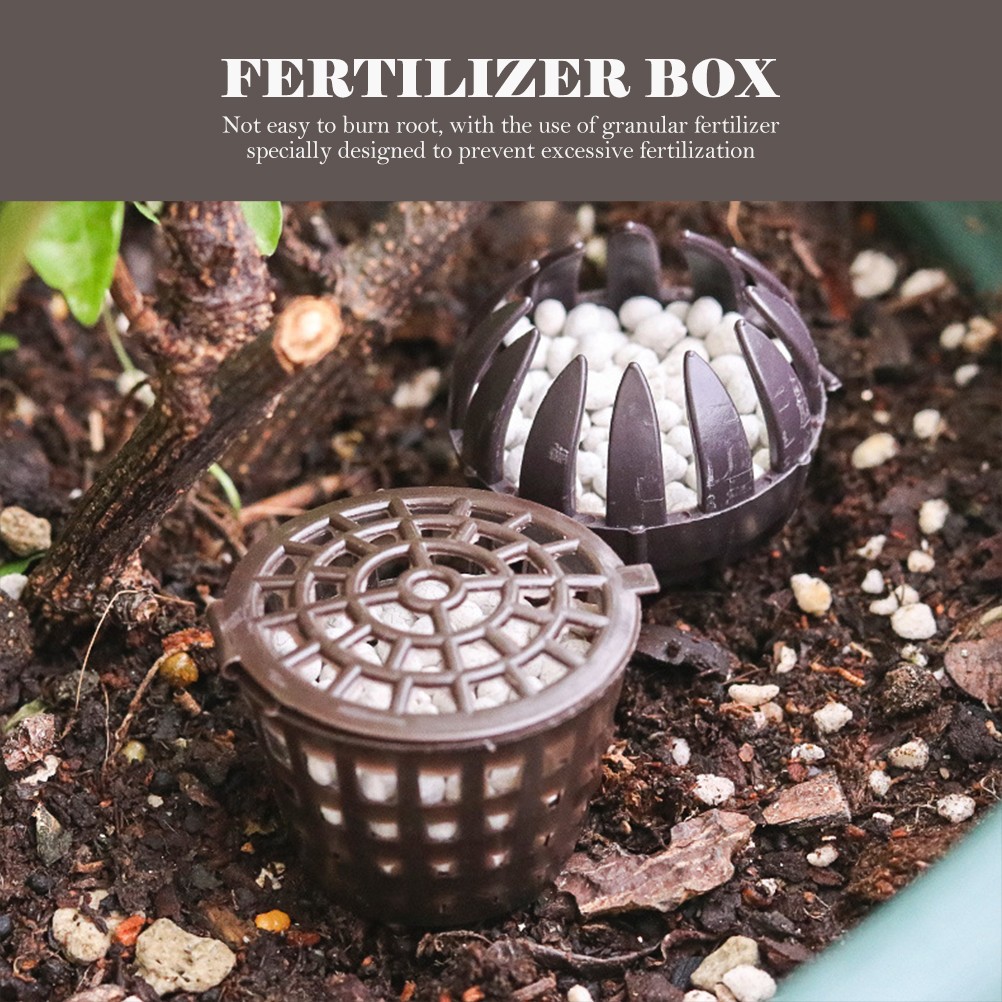 Gardening Fertilization Box Plastic Coffee 20Pack 2.2×1.6×1.6in
