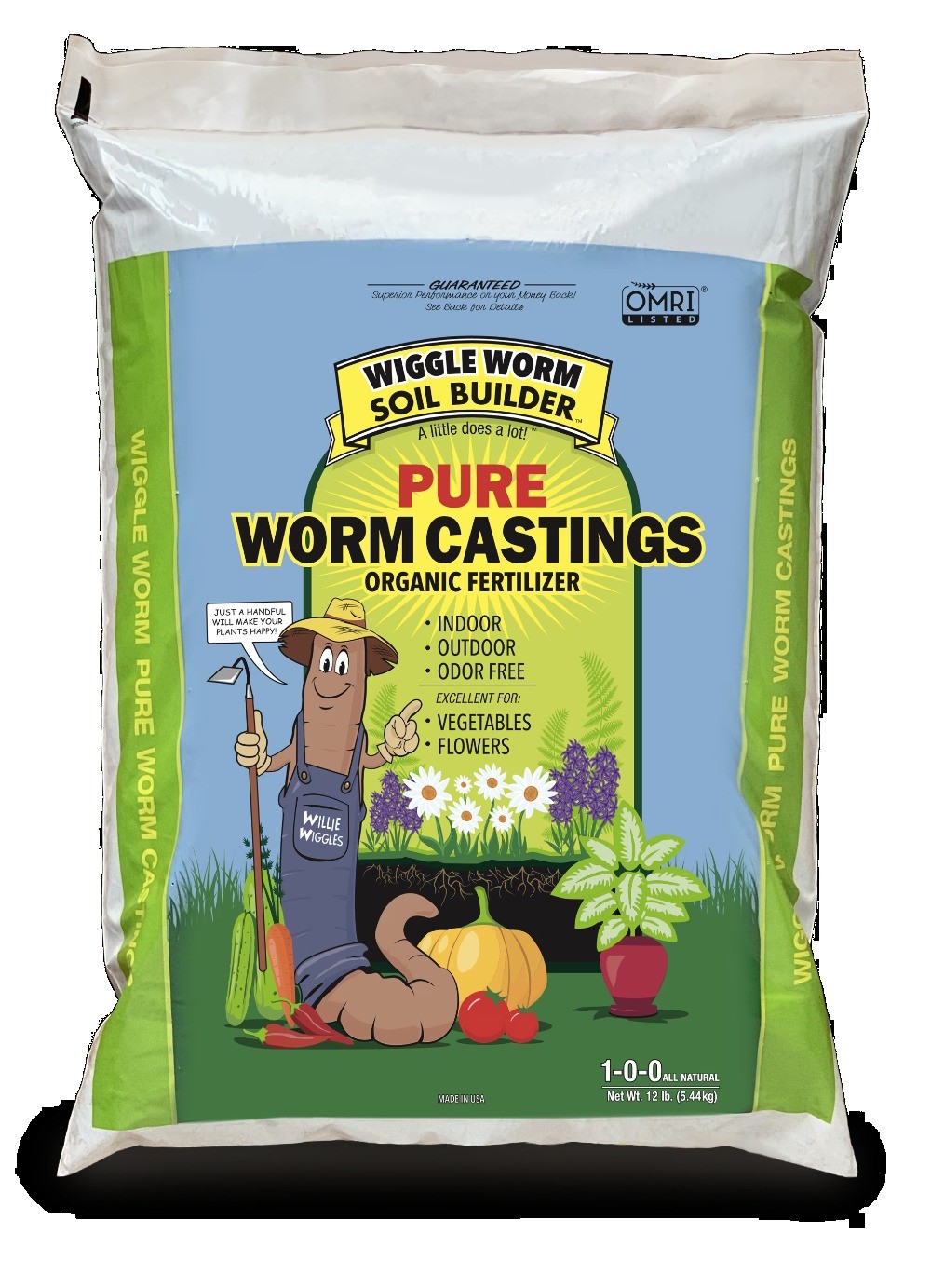 Pure Organic Worm Castings – All-Natural Fertilizer for Indoor & Outdoor Plants