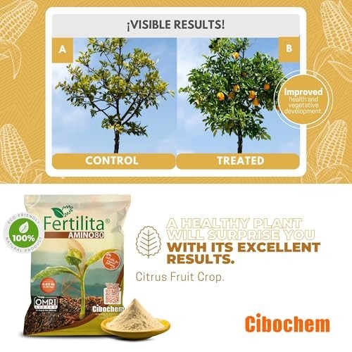 80% More Concentrated Amino Acids for Plants, Lawns & Vegetables – Boost Growth,