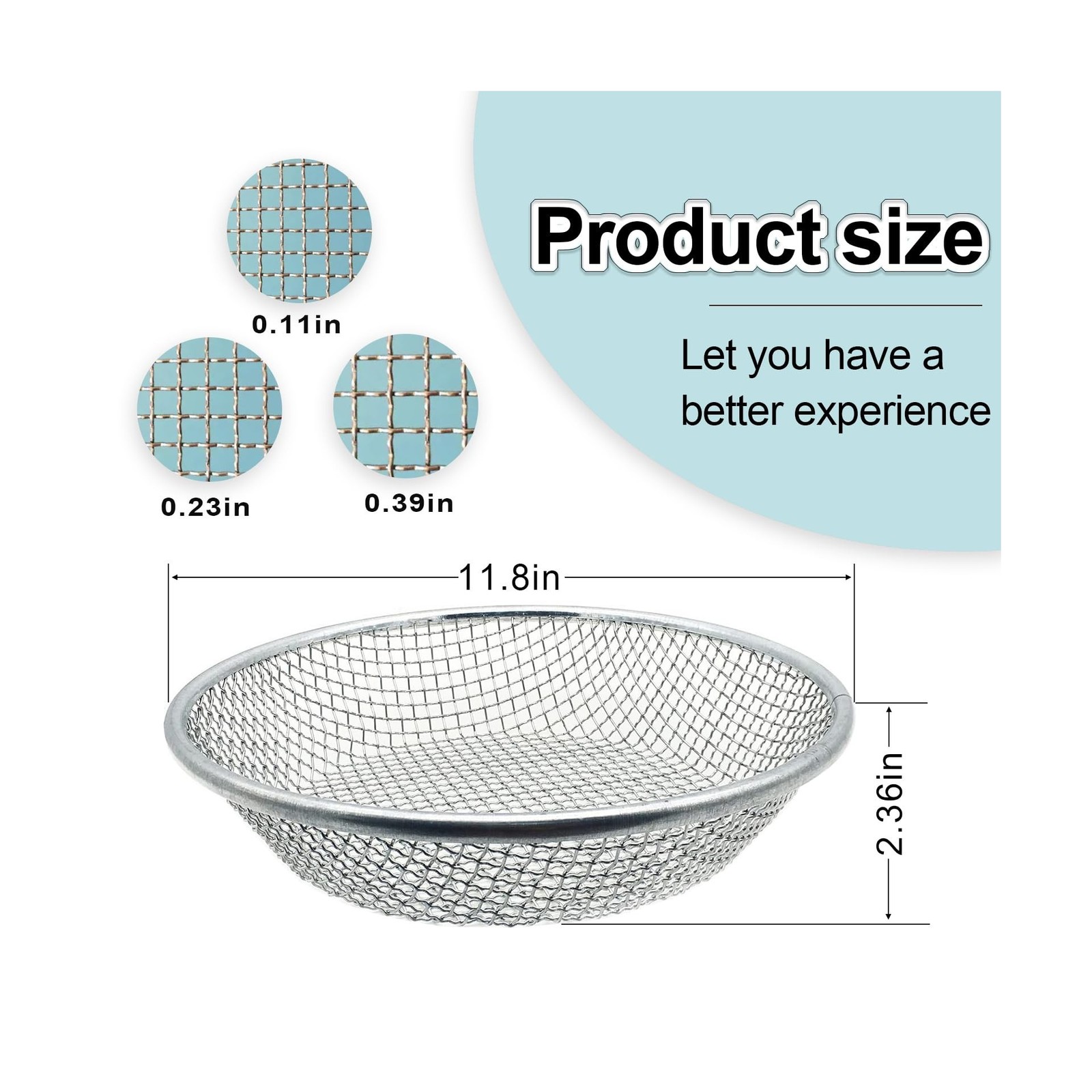 3PCS Soil Sifter for Gardening, Rock Sifter for 5 Gallon Bucket,Compost Sifte…