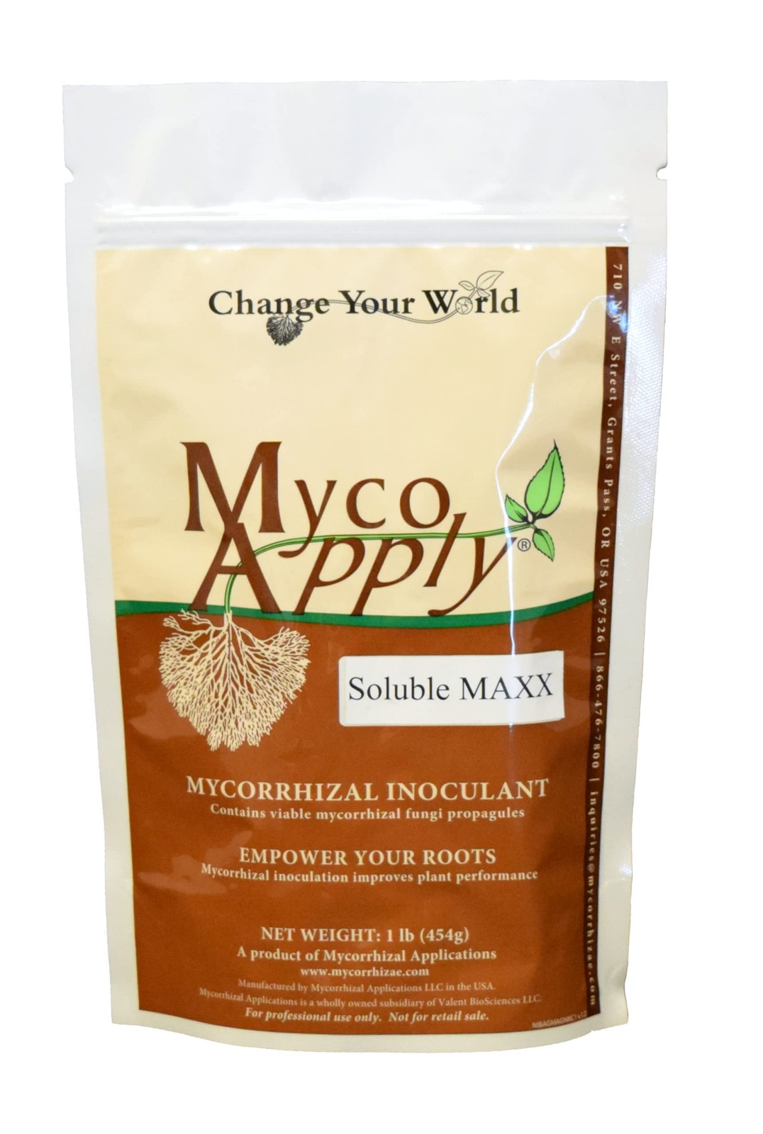 Mycorrhizae Root Enhancer Soluble MAXX 1 lb for Healthy Plant Growth