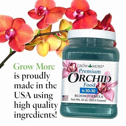 Premium Orchid Food Fertilizer 6-30-30 – 10oz Water Soluble for Vibrant Blooms