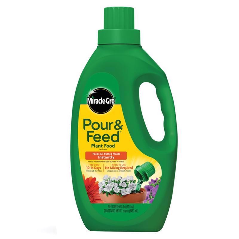 Miracle-Gro Pour & Feed Liquid Plant Food 32 oz (Pack of 3)