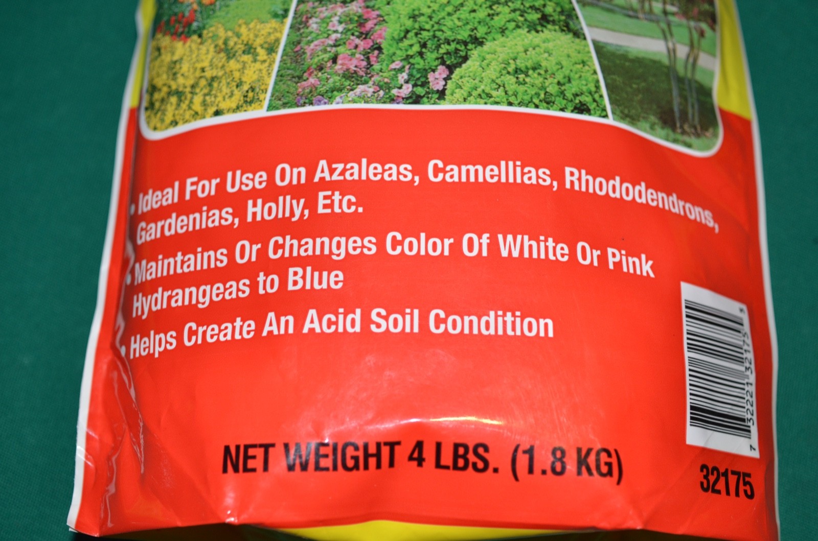 Hi-Yield Aluminum Sulfate 4 lb Hydrangea Sulphur Sulphate Evergreen Fertilizer