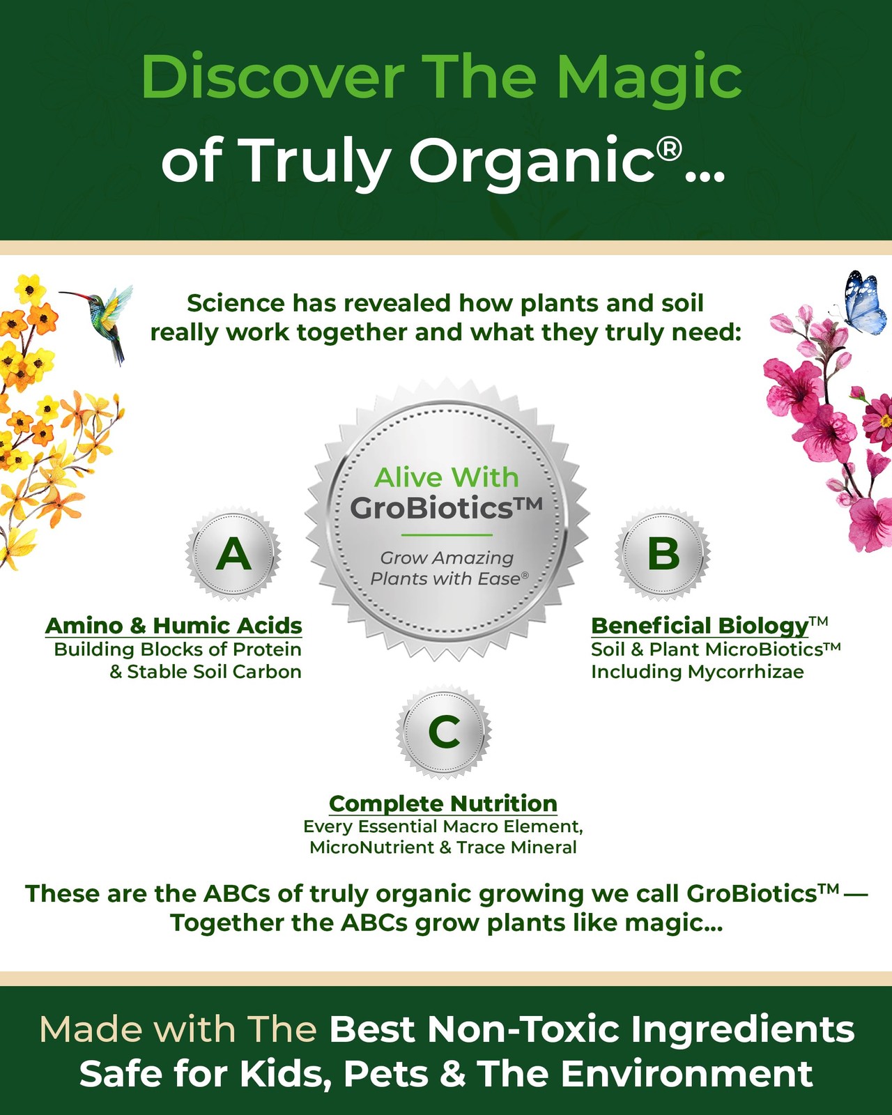 – Truly Organic™ Slow Release Granular Fertilizer : Long-Lasting Plant Food G…