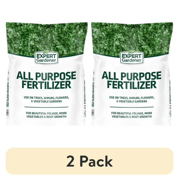 (2 pack) Expert Gardener All Purpose Plant Fertilizer, 10-10-10 Fertilizer SALE!