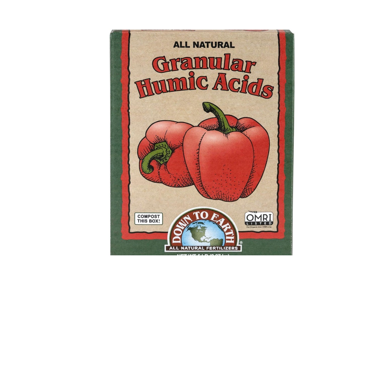 Organic Granular Humic Acids 5 lb – Boost Nutrient Uptake for Vibrant Plants