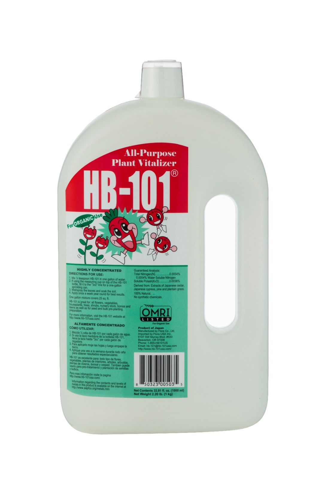 HB-101 All Purpose Organic Plant Vitalizer 1000 ml (33.81 fl.oz)