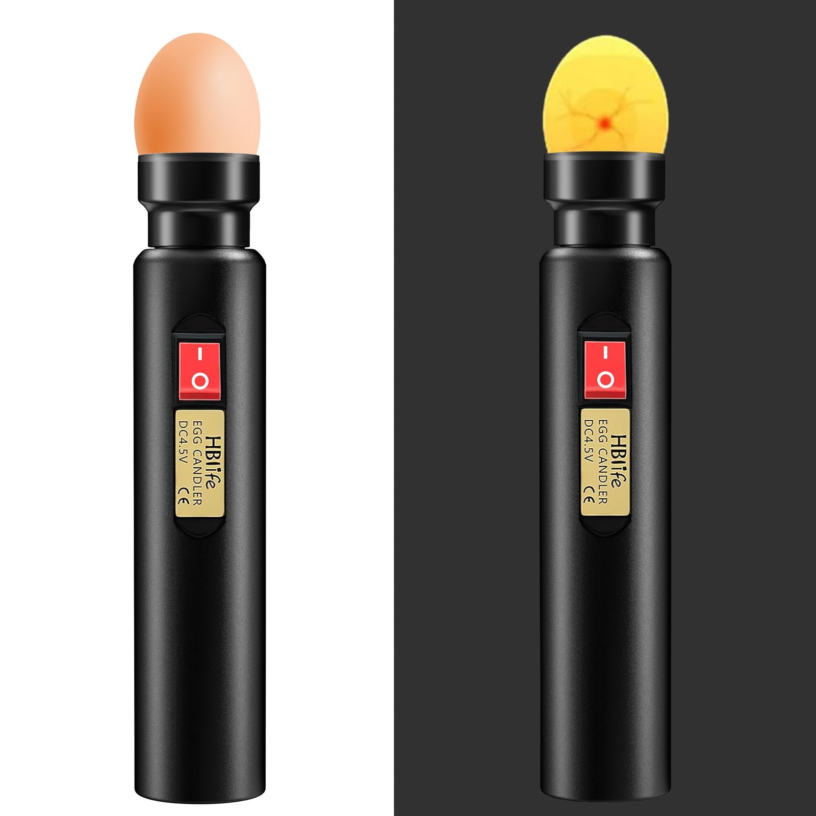Hblife Egg Candler Wireless Rechargeable Led Bright Cool Light Egg Candler