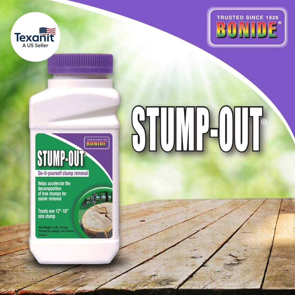 Stump-Out Granules, Do-It-Yourself at Home Stump Removal Pellets, 1 Lb. Fast-Act