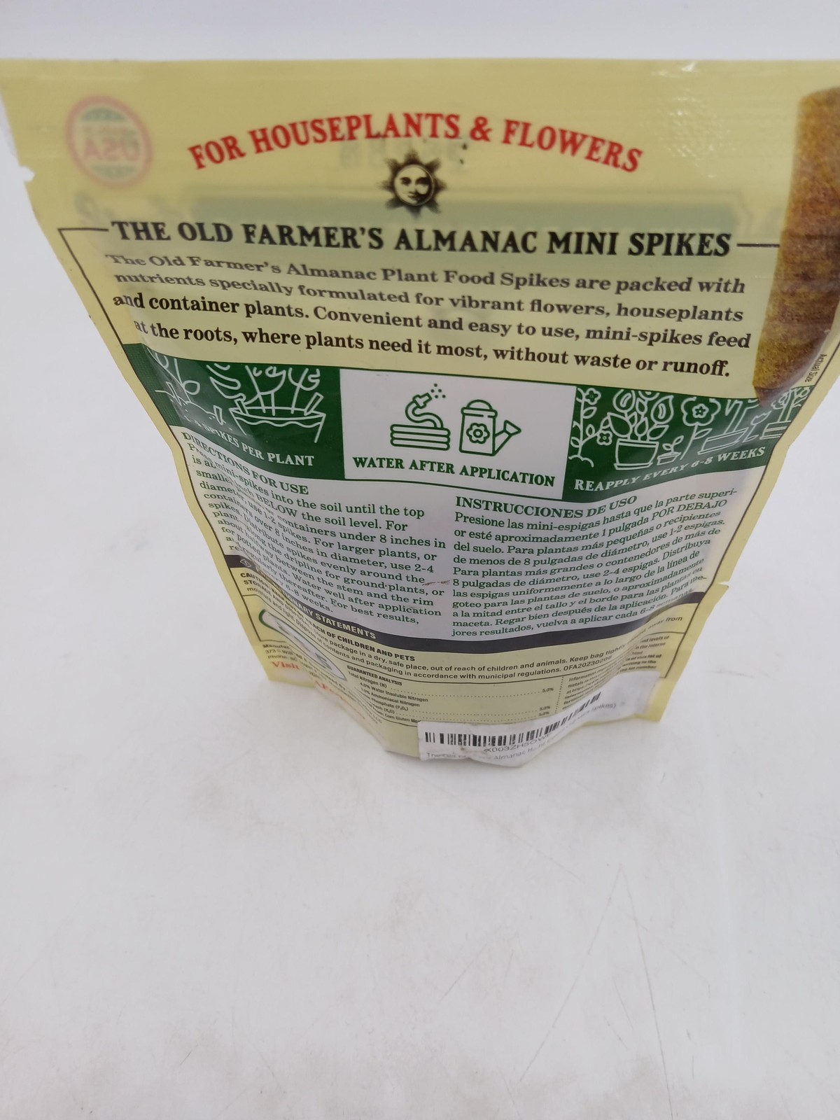 The Old Farmer’s Almanac Plant Food Spikes 12 Mini 5-5-5 Houseplant Fertilizer