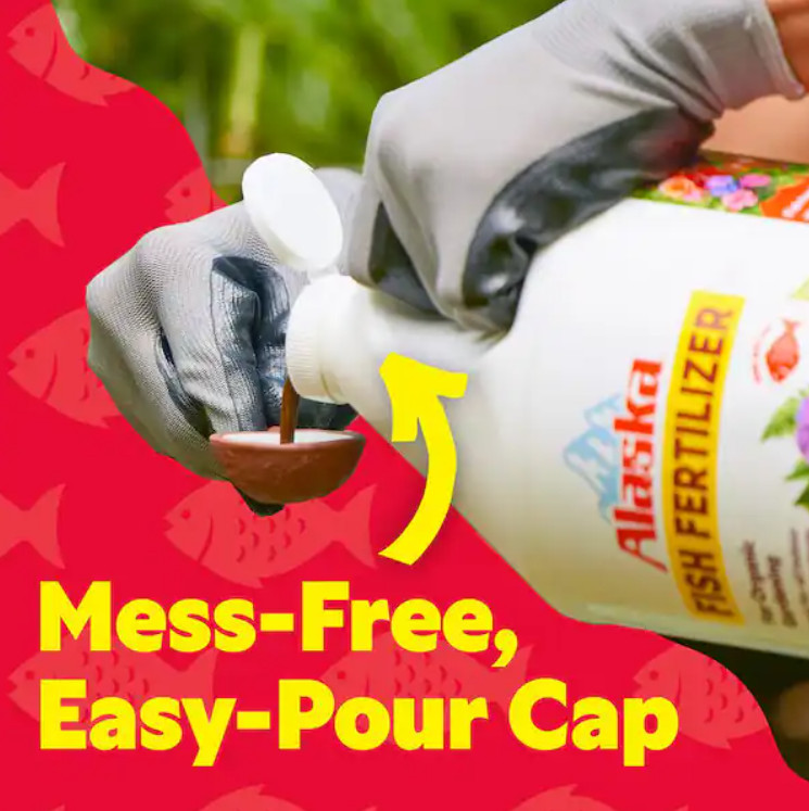 128 oz. (1 gal.) Organic Gardening Liquid Fish Emulsion Plant Food Fertilizer