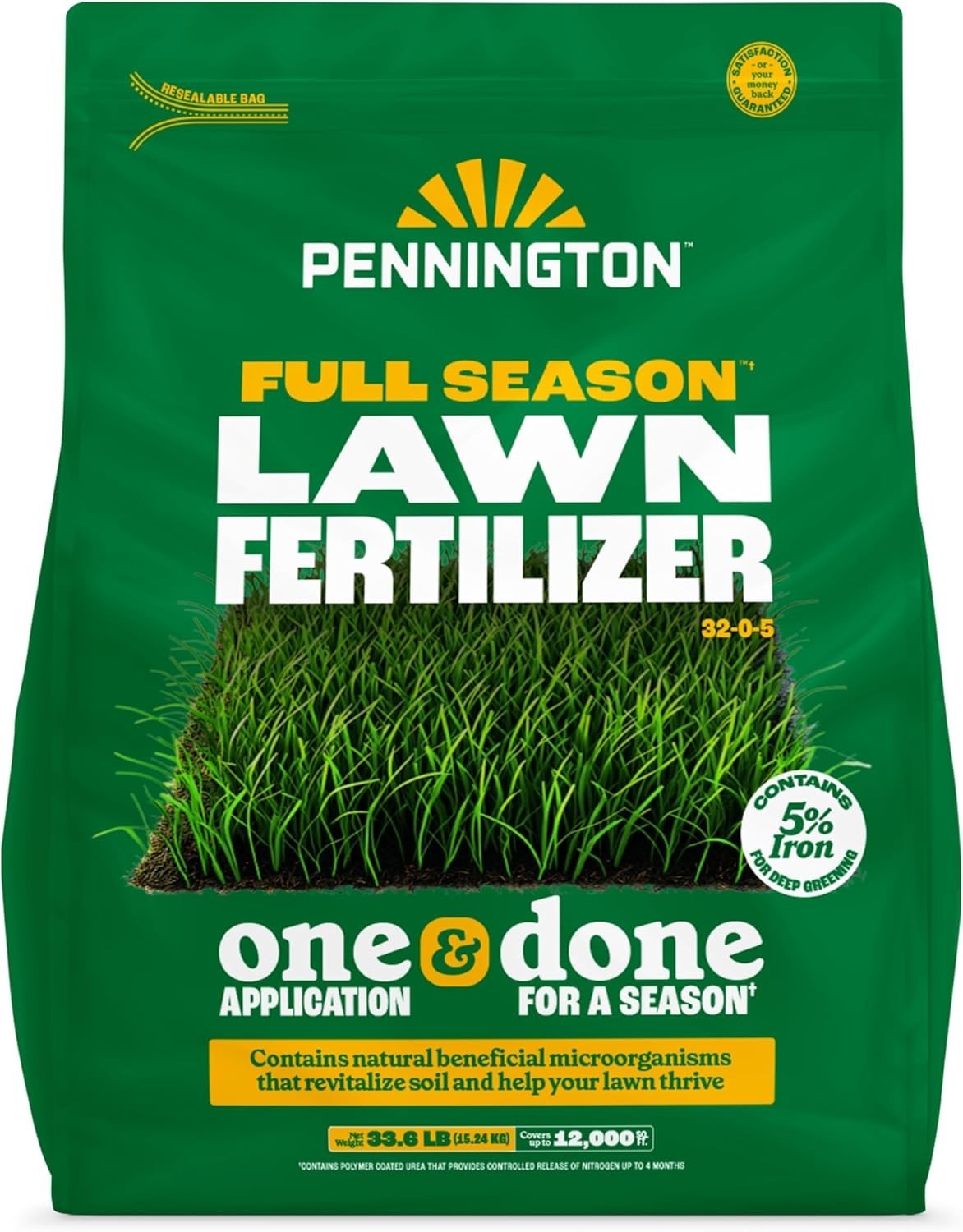 Full Season Lawn FERT 12M 32-0-5 RF 35/33.6LB