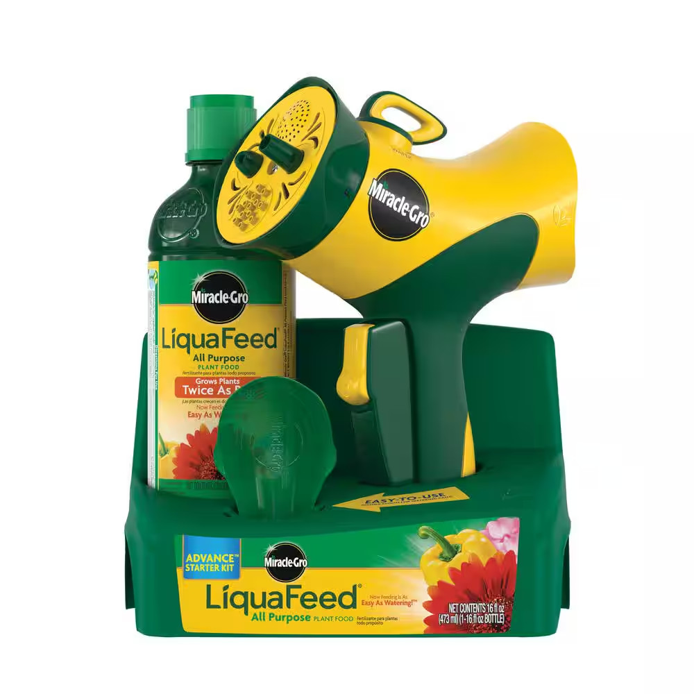 Liquafeed All Purpose Plant Food Advance Starter Kit, One 16 Oz. Plant Food and