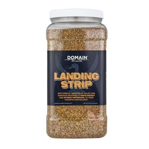 Outdoor Landing Strip Food Plot Seed Mix – 1/4 Acre Millet & Sorghum Blend for W