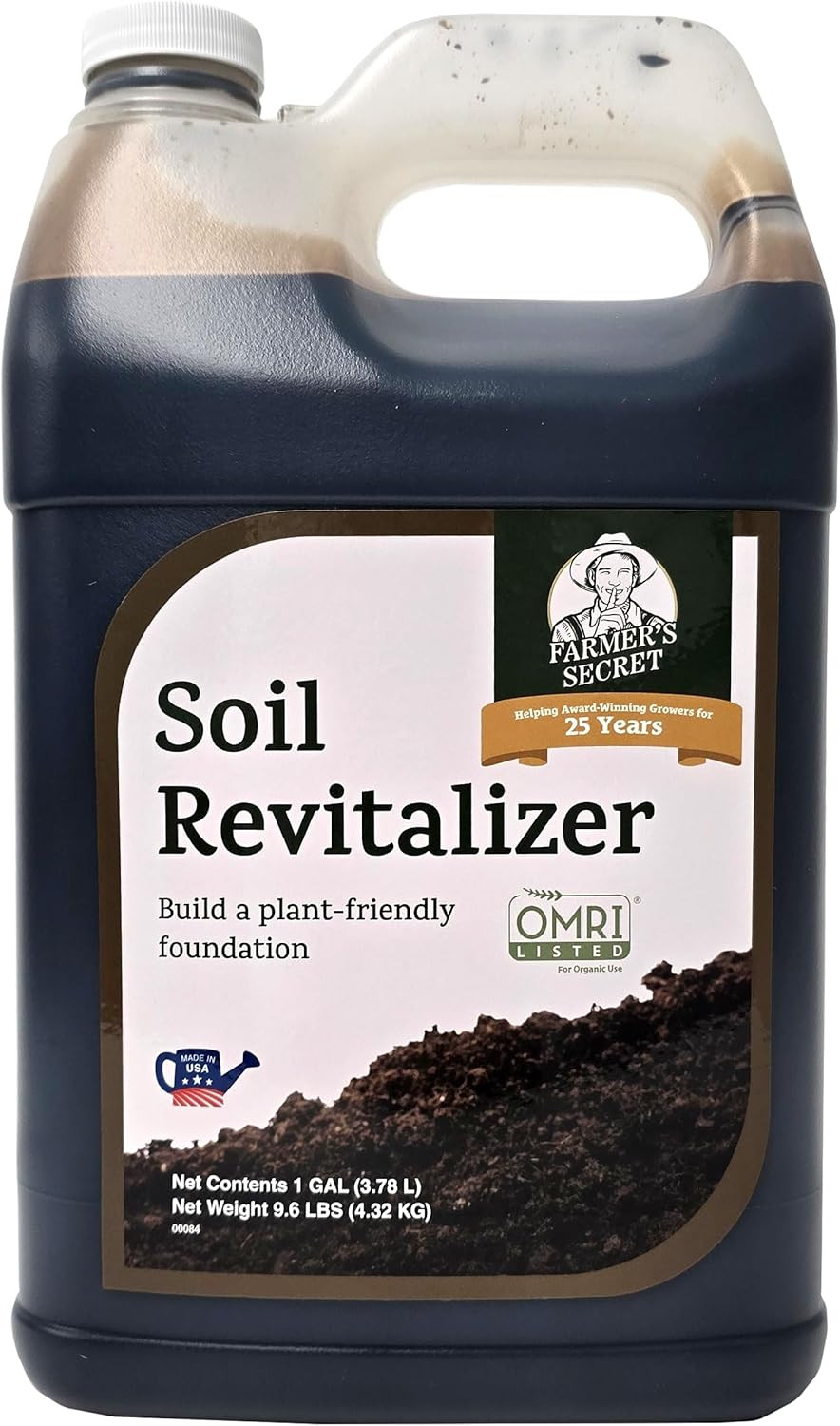 Humic Acid Soil Revitalizer Liquid Compost 128oz OMRI Organic – US