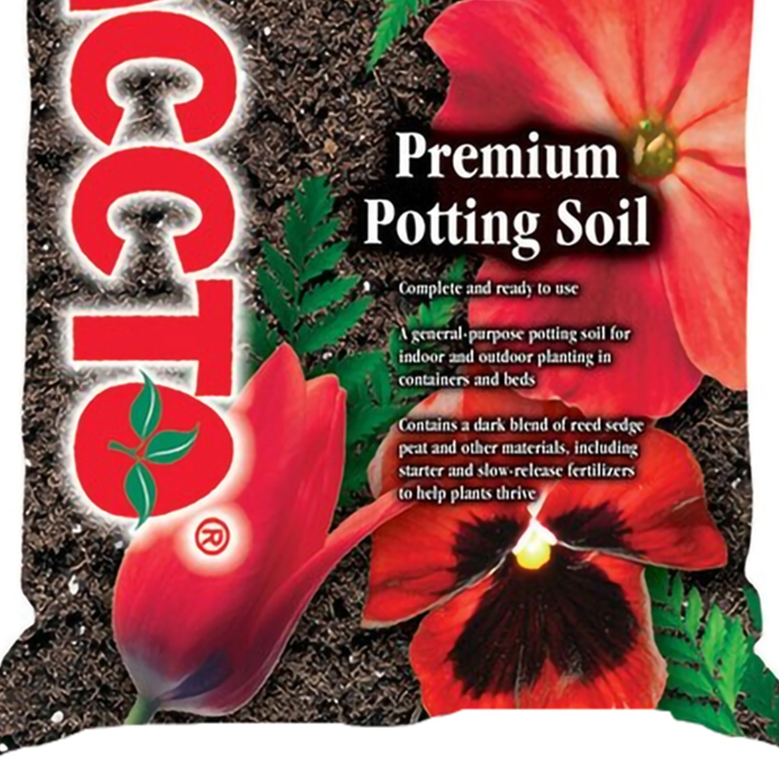 Michigan Peat Baccto All Purpose Premium Potting Soil with Perlite, 25 Pounds