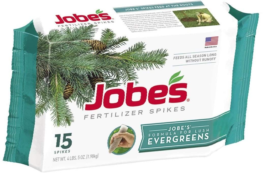 Jobe’s 01661 Evergreen Fertilizer Spikes, 15, Brown – 1 Pack, 1661161220-n