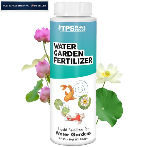 Water Garden Fertilizer – Liquid Plant Food for Pond-Safe 8 oz (1/2 Pint)