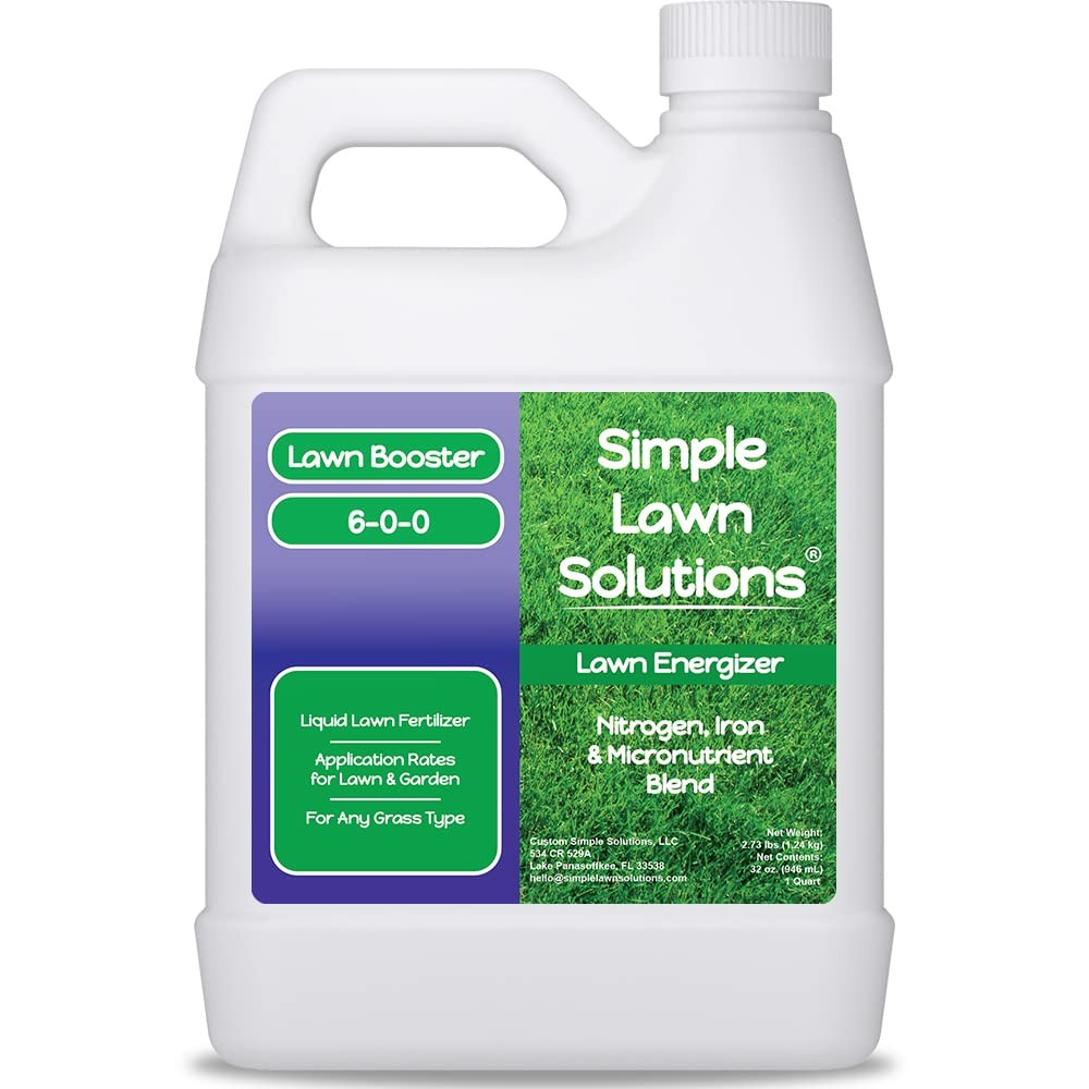 Commercial Grade Lawn Energizer Iron Nitrogen Micronutrient Booster – Liquid …