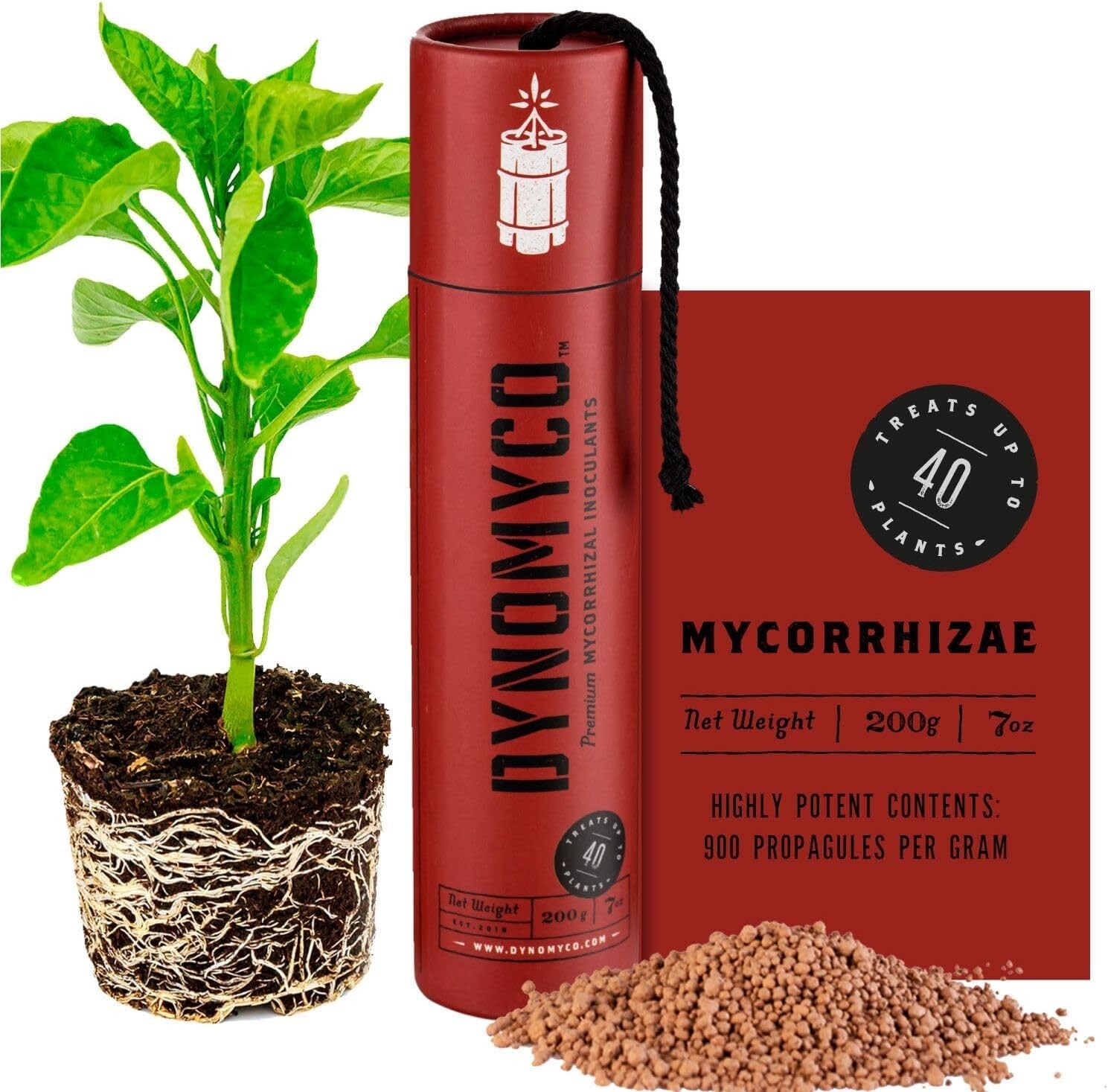 Concentrated Mycorrhizal Inoculant – 7oz Boost for Nutrient Uptake & Root Health