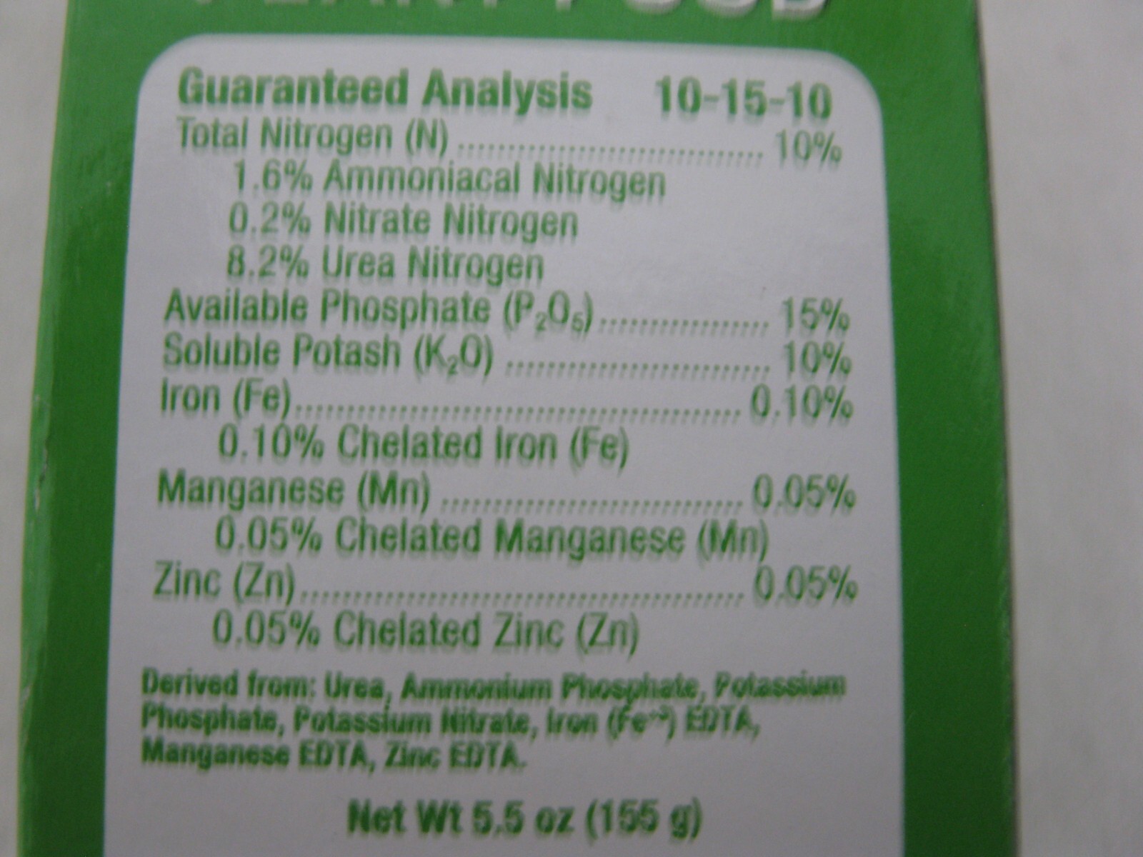 Schultz 10-15-10 Liqiud Plant Food Plus Micronutrients
