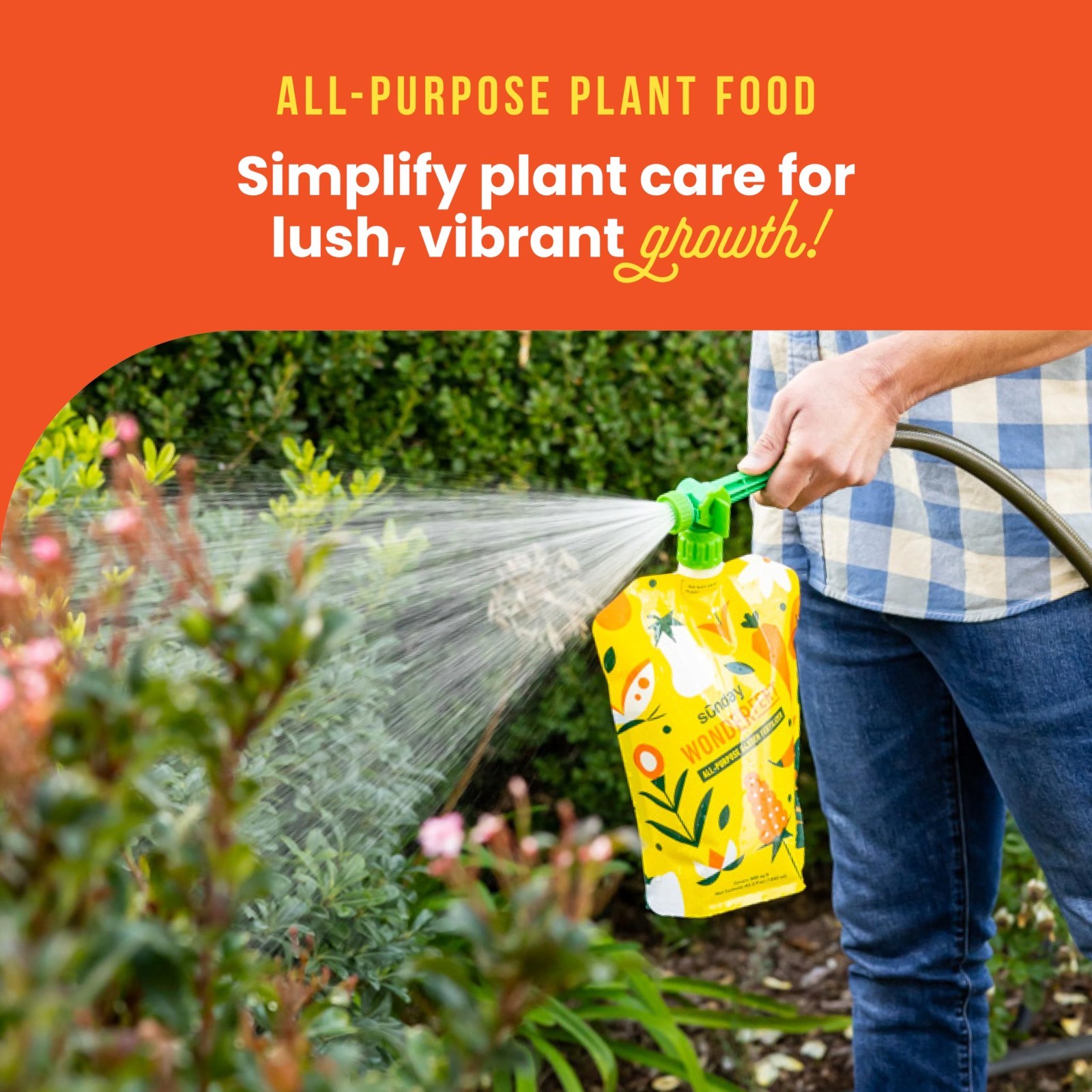 All-Purpose Liquid Fertilizer 10-2-6 NPK – 2 Pack for Flowers, Veggies, Trees &