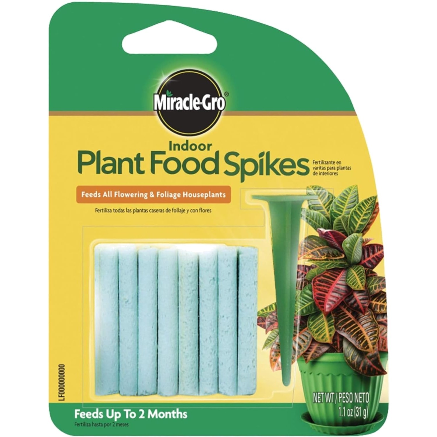 Indoor Plant Food Spikes 24 Count Continuous Fertilizer for Houseplants