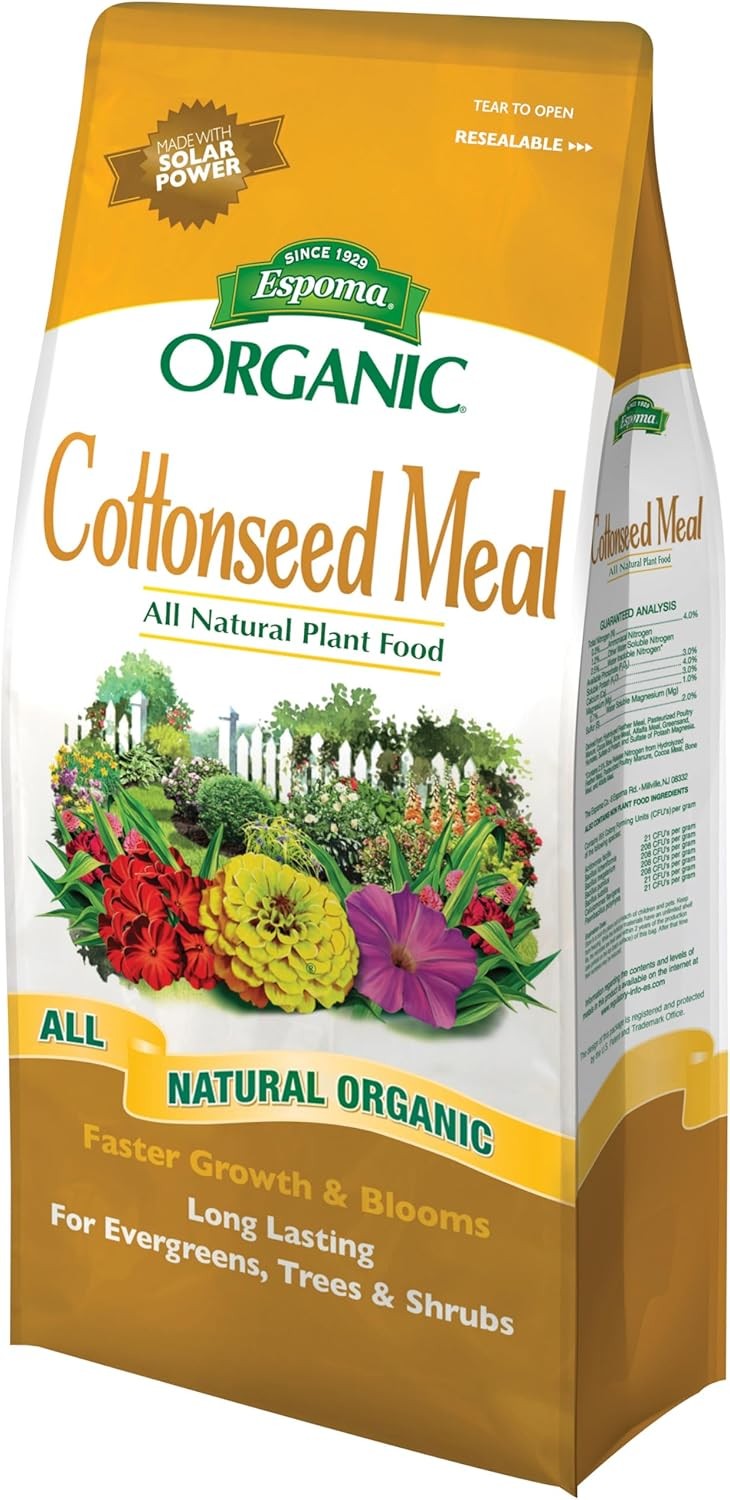 Organic Cottonseed Meal; All-Natural Plant Food That Provides All Three Major Pl