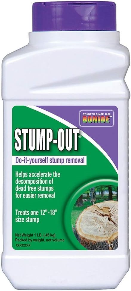 Stump-Out Granules, Do-It-Yourself at Home Stump Removal Pellets, 1 Lb. Fast-Ac
