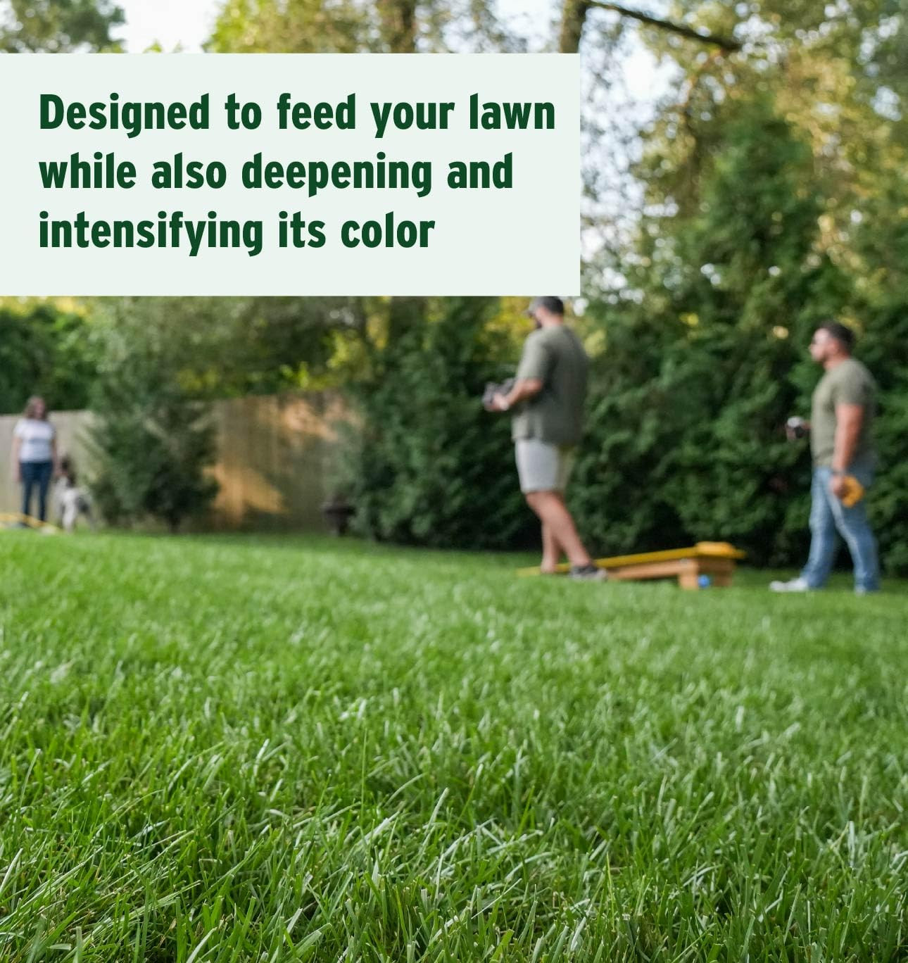 Deep Green 24-0-11 Professional-Grade Lawn Fertilizer with 2% and Slow Release N
