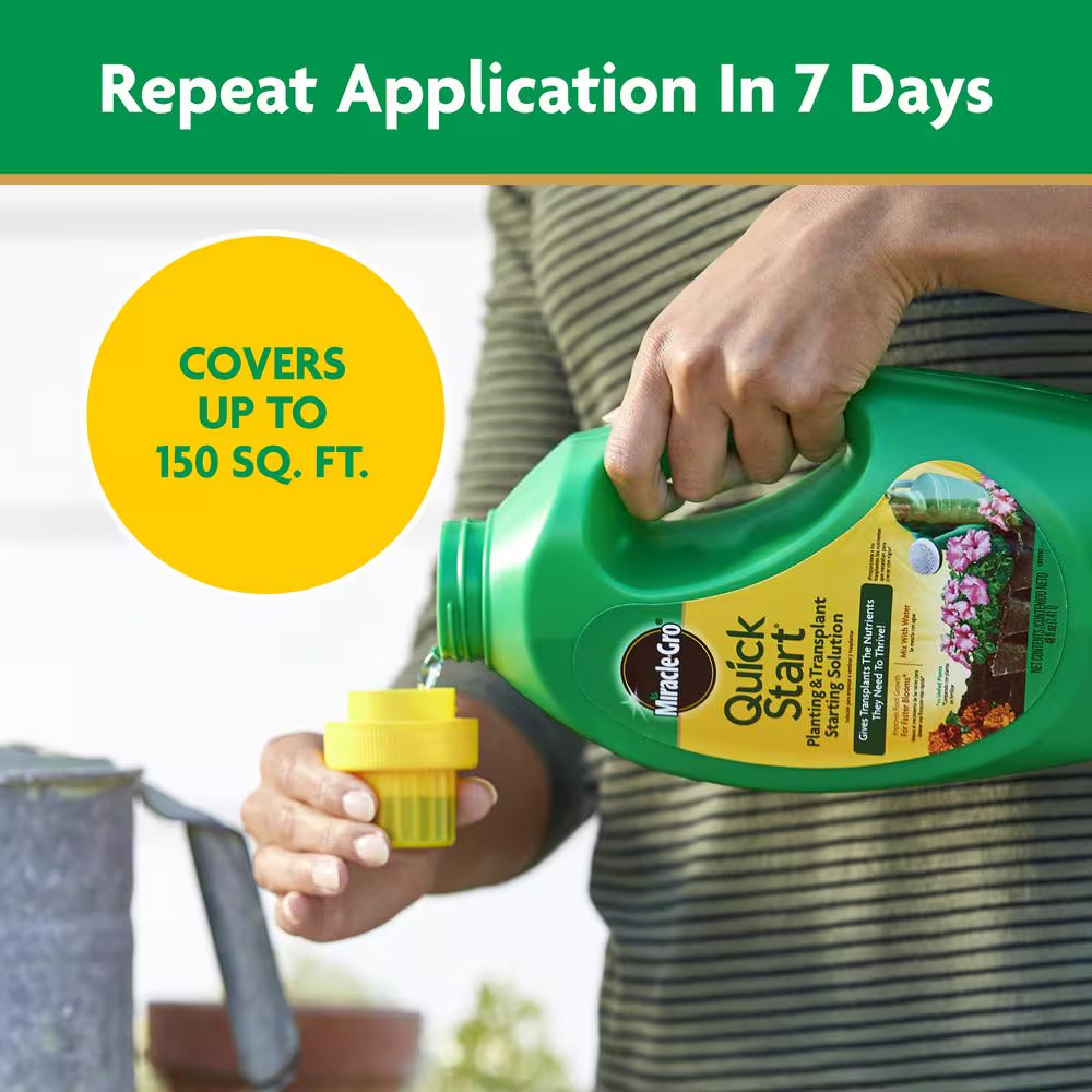 Quick Start Planting and Transplant Starting Solution 48 Oz. for Flower and Vege