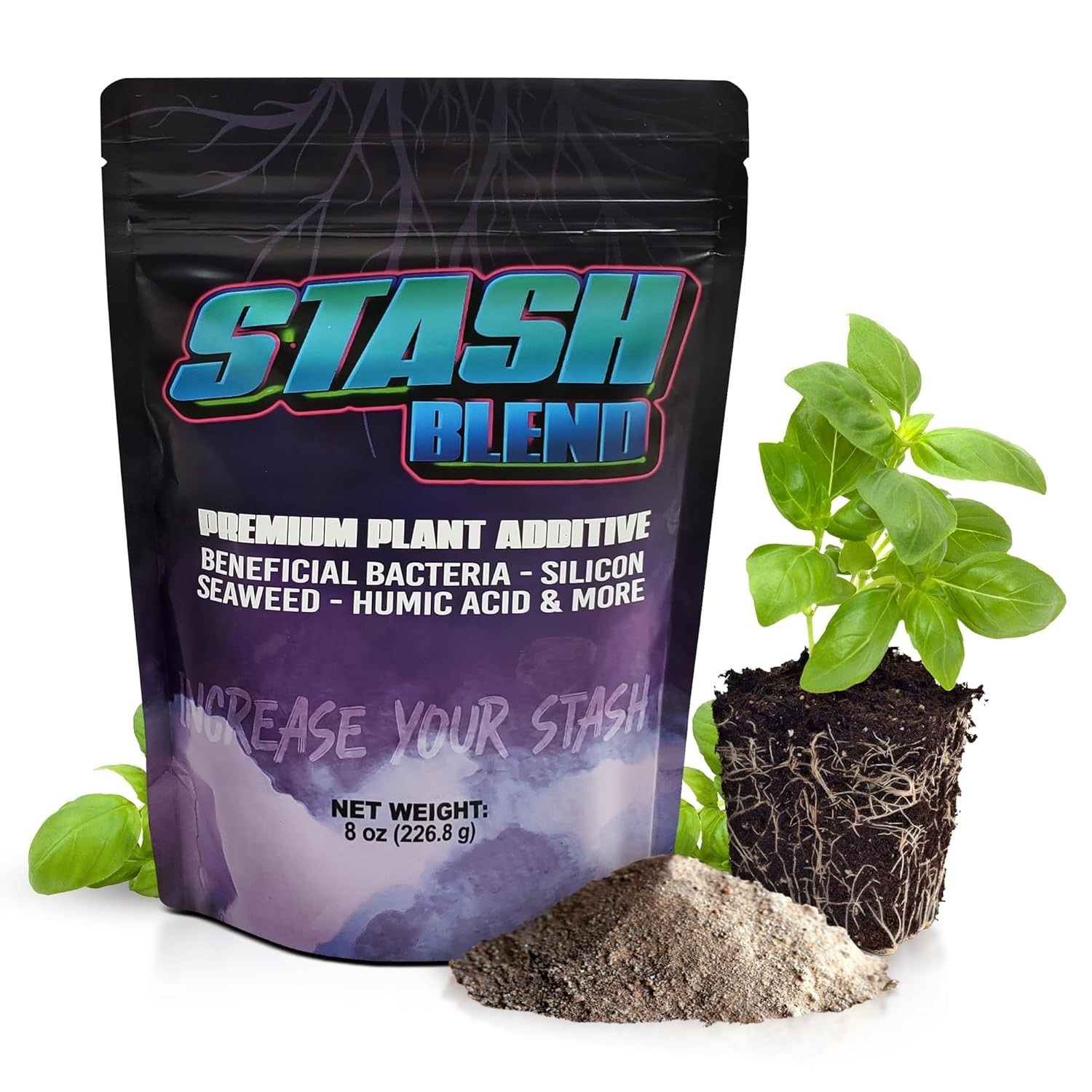 Stash Blend Premium Plant Additive Root Hormone for Plants – with Corn-Steep Liq