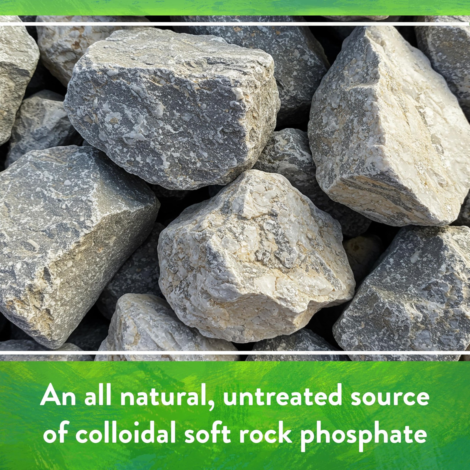 Organic Rock Phosphate – Calcium Phosphate Plant Food for Flower Beds and Veg…