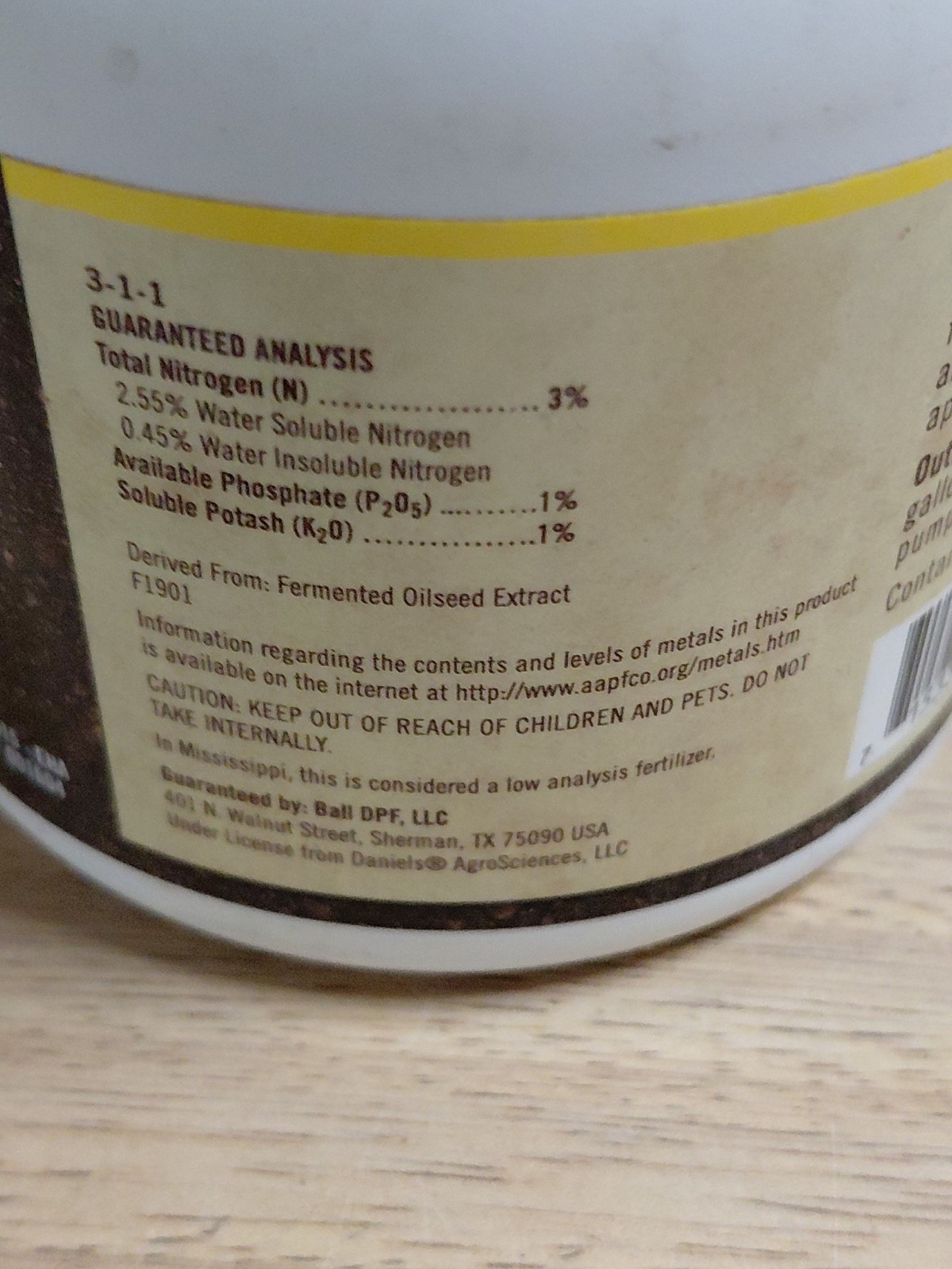 Bonnie Organic 3-1-1 Plant Food 15 oz for Healthy Plants and Vibrant Gardens
