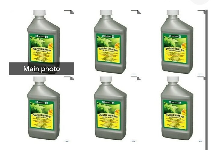 6 Fertilome 10625 16oz Chelated Liquid Iron and Other Micro Nutrients for Plants