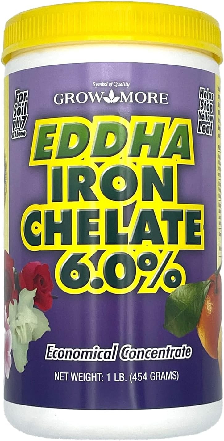 0.2-0-0 EDDHA Iron Chelate for Greener Plants on Soils with pH of 7 or Above