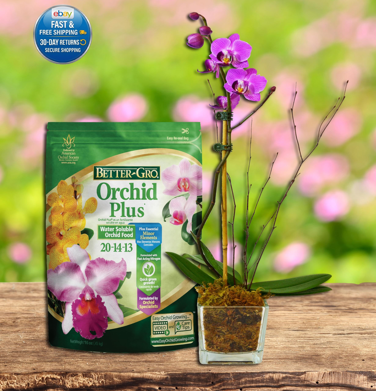 Orchid Plus 20-14-13 – Urea-Free Pack of 1, Original Version