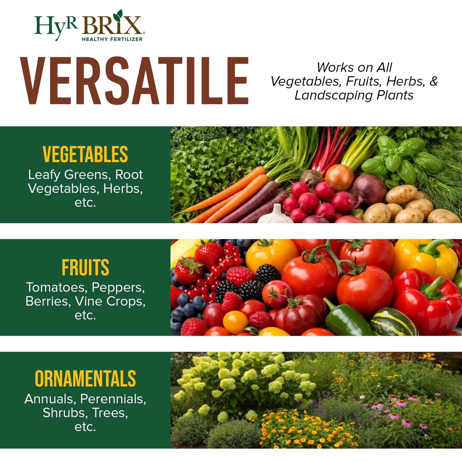 HyR BRIX All Natural & Organic 1-1-8 Vegetable Garden Fertilizer, 5lb Bucket