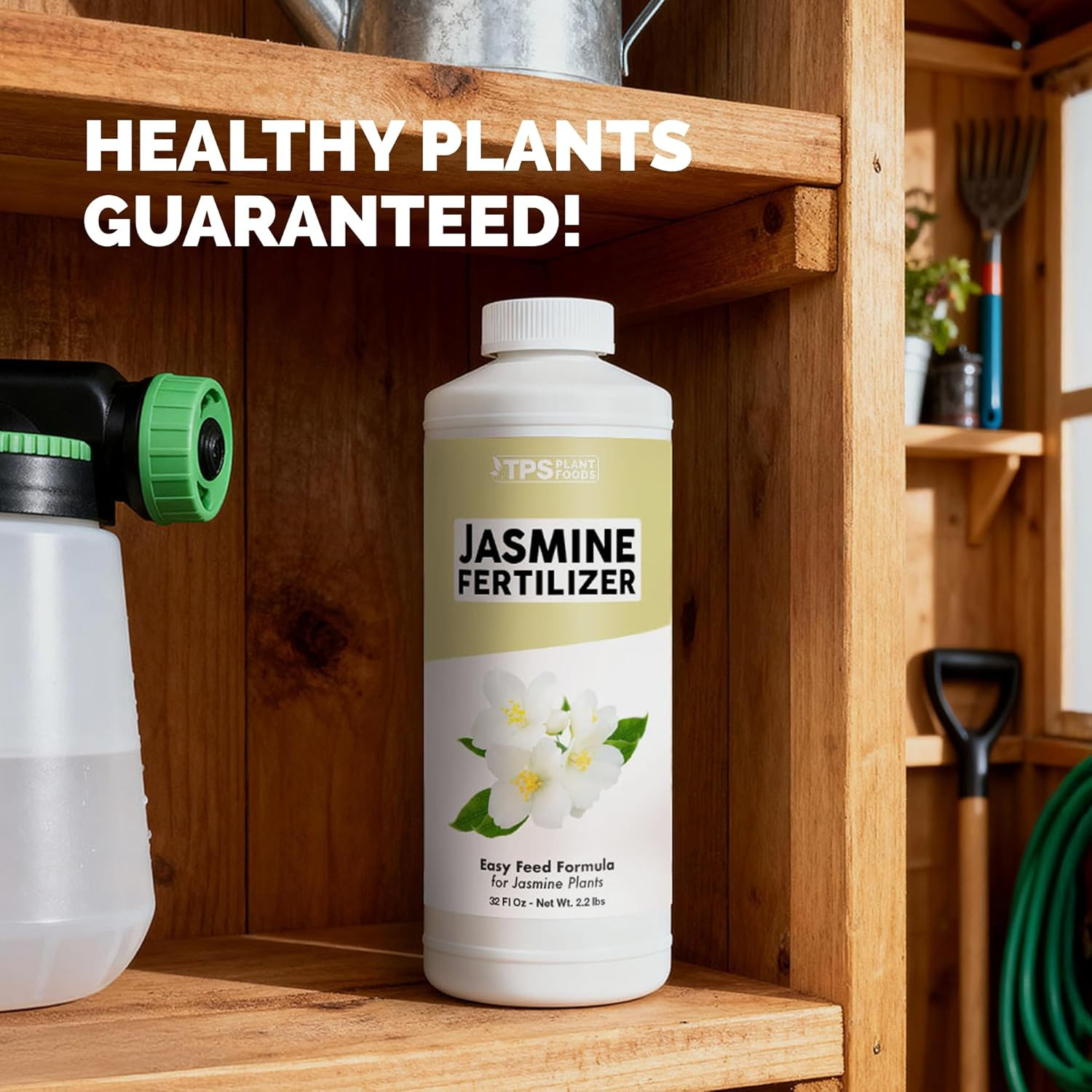 Jasmine Fertilizer – Liquid Plant Food for More Blooms & Healthy New Growth, 8 O