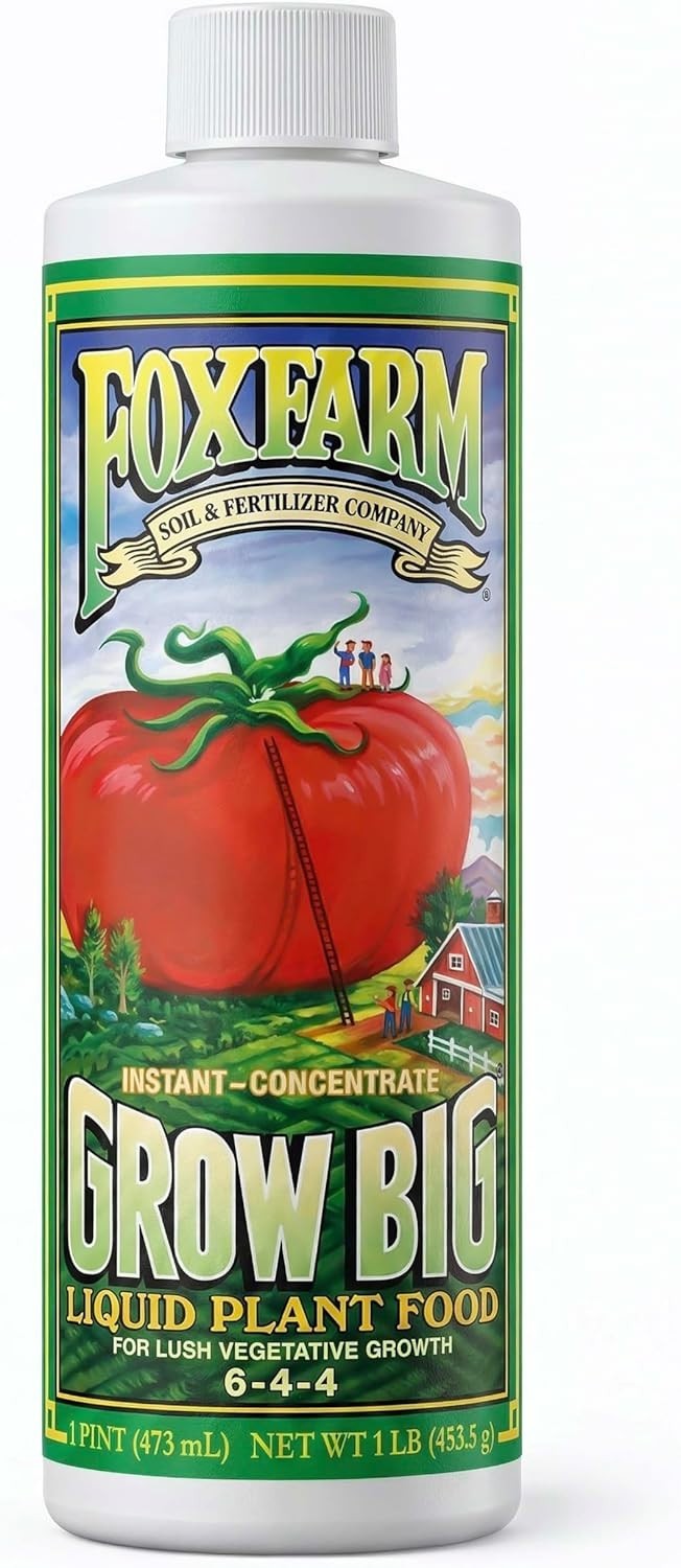 Pint-Sized Grow Big Plant Food for Vibrant Indoor & Outdoor Vegetation Growth