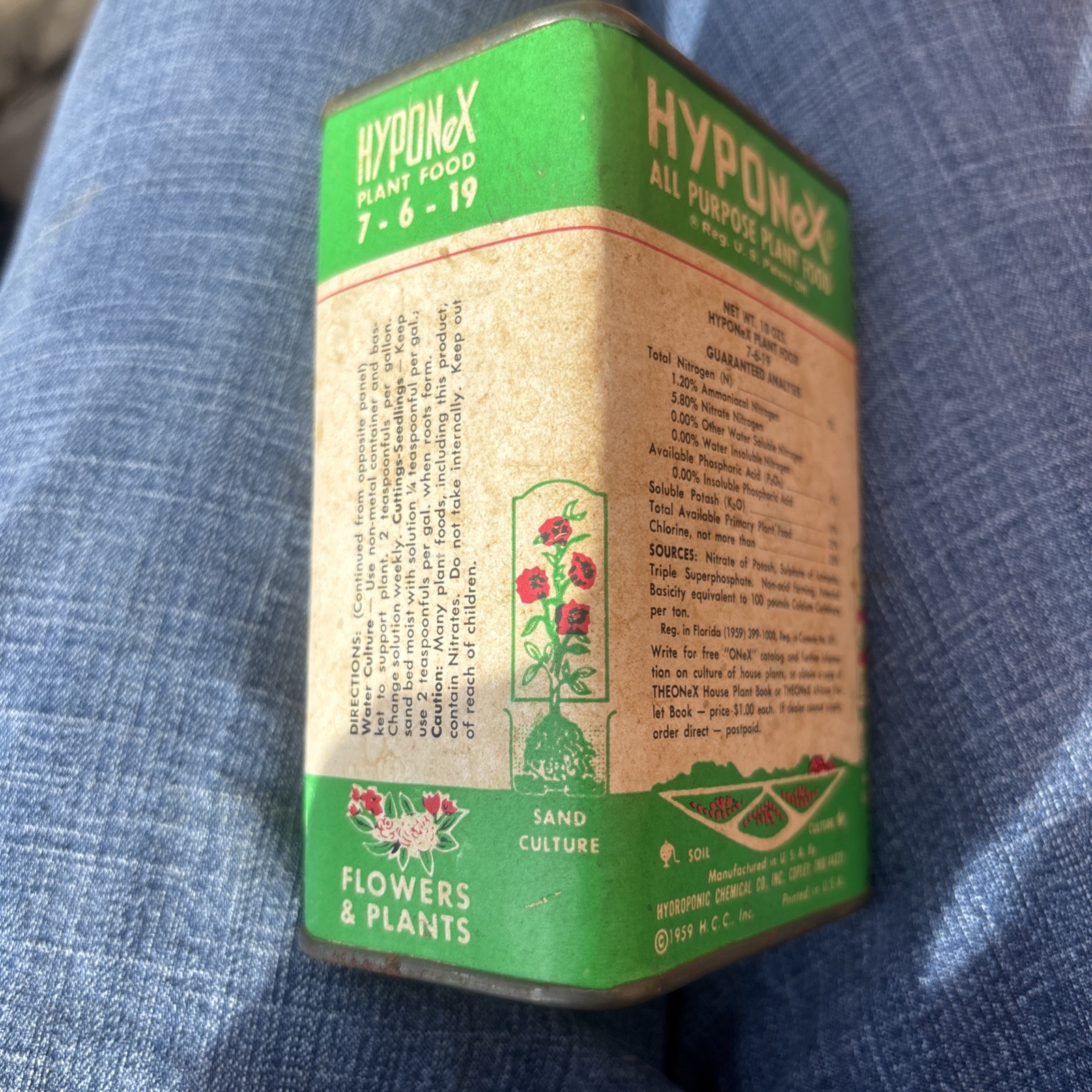 Hyponex All Purpose Plant Food Tin