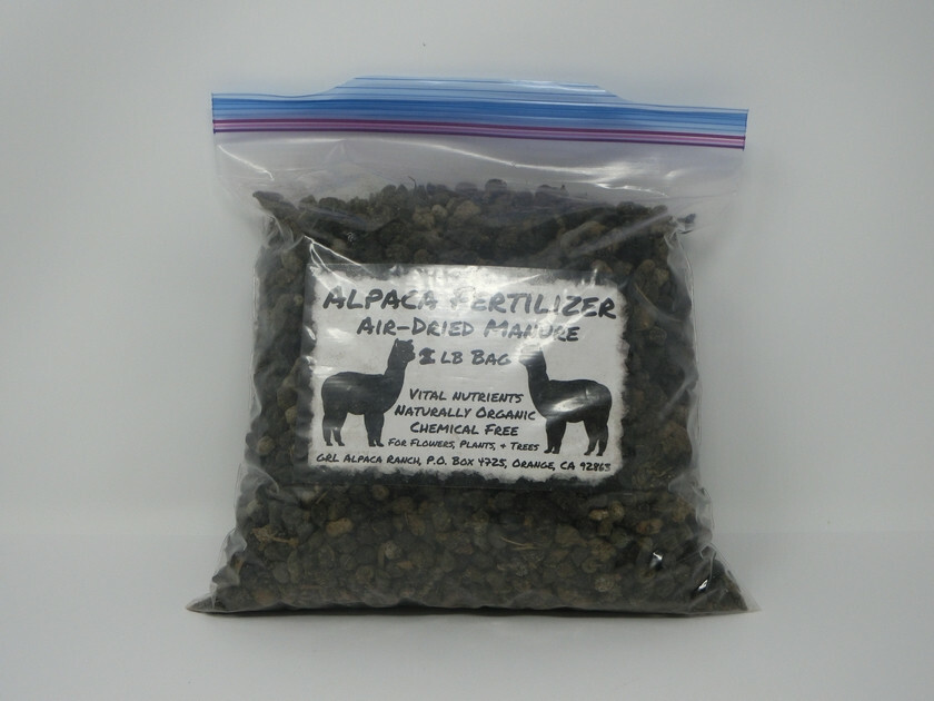 ALPACA MANURE PELLETS AIR DRIED NATURAL ORGANIC BEANS POOP 2 LB SEALED BAG