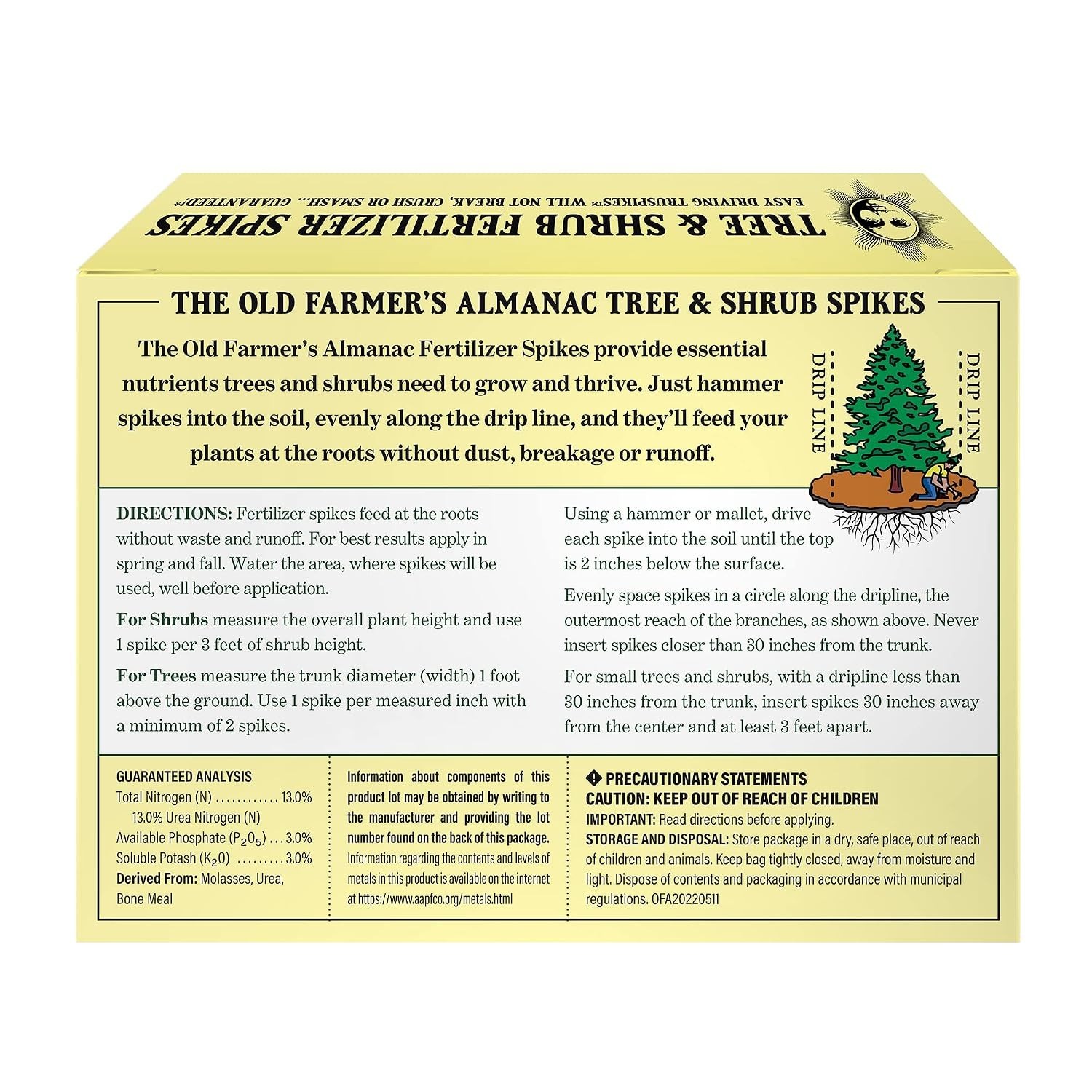 Easy to Use Tree Fertilizer Spikes – 5 Inch for Vibrant Growth, 24 Pack