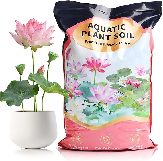 Aquatic Plant Soil & Aquarium Soil, Natural Organic Substrate for Water Plants –