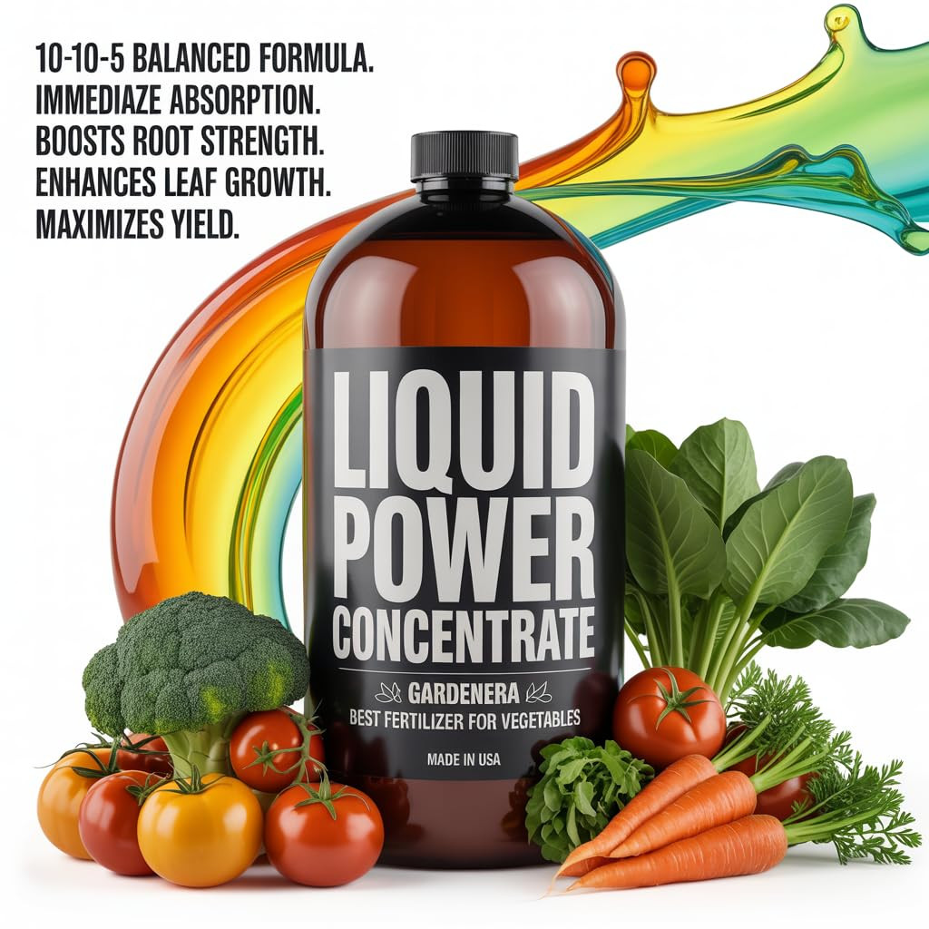Liquid Power Cucumber Fertilizer – Premium Liquid Plant Food for Cucumbers – Fas